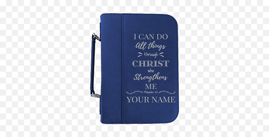 I Can Do All Things Through Christ - Horizontal Png,Icon Variant Etched Blue