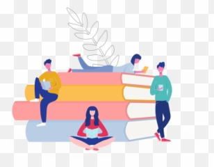 About Us - Modern Literature Cartoon png