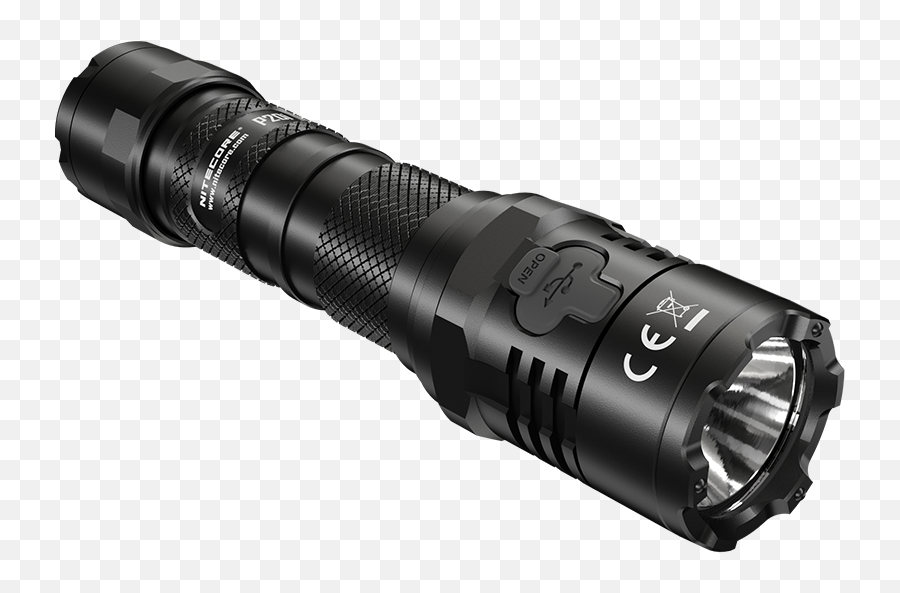 Nitecore P20i Luminus Sst40 Led 1800lm 343m Tactical Flashlight - Attack Bezel Flashlight Png,Surefire Icon Flashlight