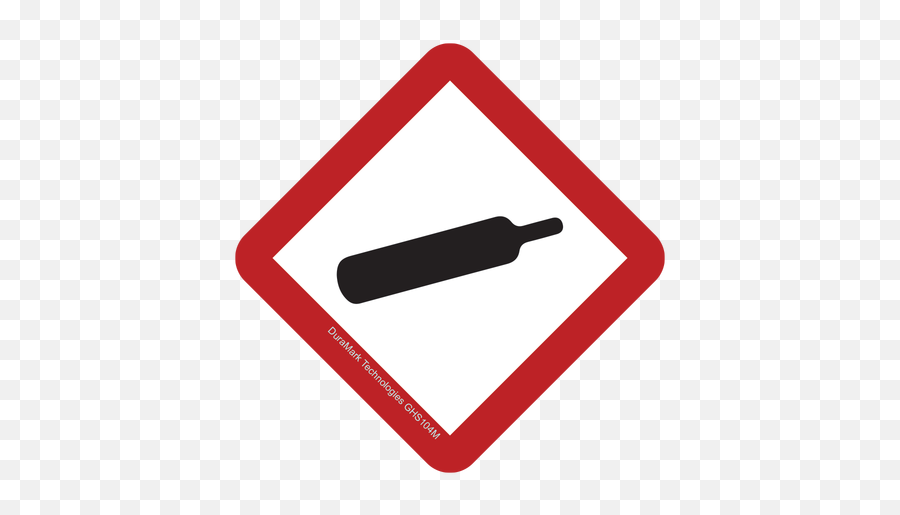 Ghs Gas Cylinder Symbol Label - Compressed Gas Pictogram Png,Gas Icon