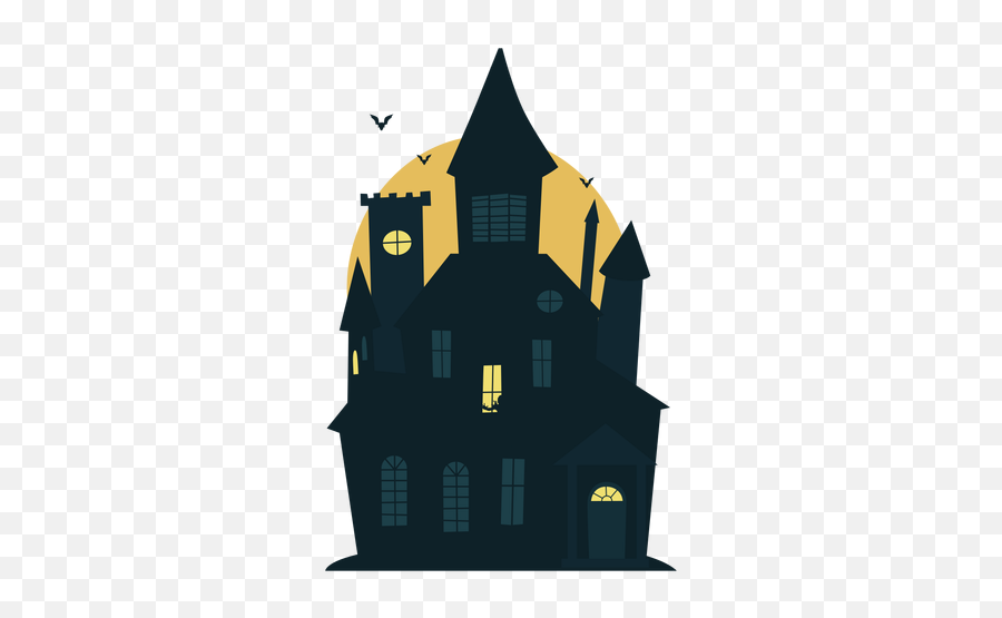 Scary Halloween Haunted House Transparent Png U0026 Svg Vector - Casa Embrujada Png,Haunted House Icon