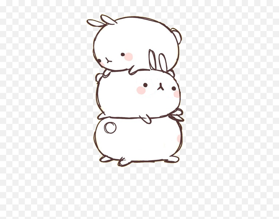 Molang Bunny Drawing - Cute Bunny Molang Png,Molang Png