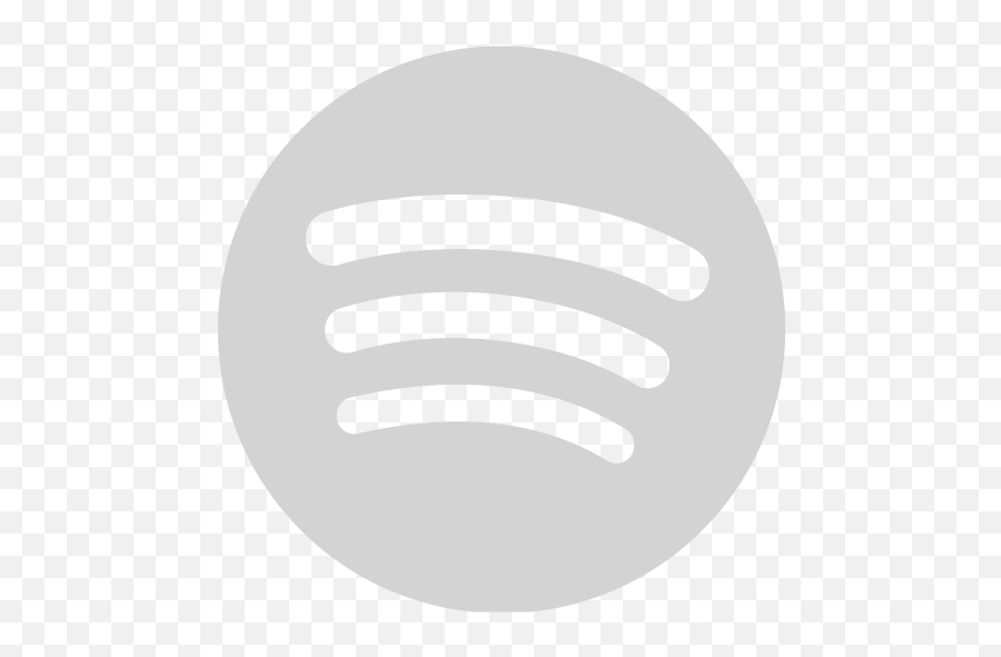 Light Gray Spotify Icon - Spotify White Logo Png,Spotify Icon Png