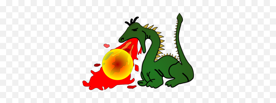 Green Dragon Png Svg Clip Art For Web - Download Clip Art Cartoon Fire Breathing Dragon,Cute Dragon Icon
