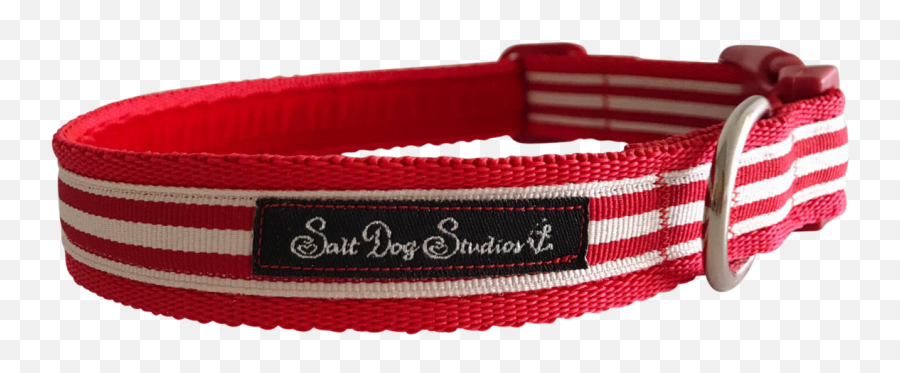 Classic Red Stripes Ribbon Dog Collar - Belt Png,Red Stripe Png