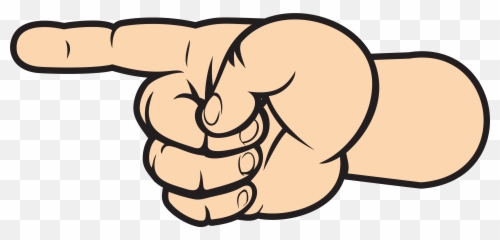Pointing Hand Cartoon Png - Clip Art Library Transparent Hand Arrow Icon
