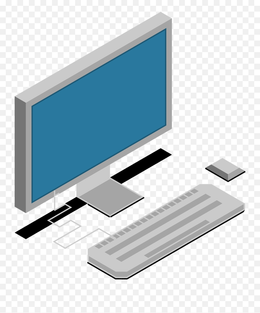 Desktop Computer Monitor Screen - Free Vector Graphic On Pixabay Desktop Computer Vector Png,Desktop Computer Png