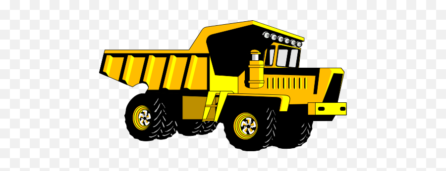 Dump Truck Clipart Free Danasoka Top - Clipartix Heavy Equipment Clipart Png,Dump Truck Icon