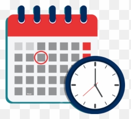 Bite Size - 1 Hour Acuity Training Time Clock With Calander png