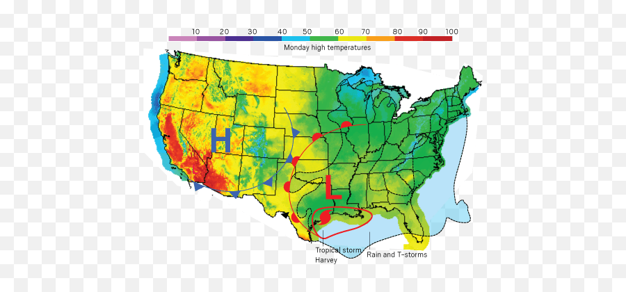 How Hurricane Harvey Is Tied To The California Heat Wave Png Icon