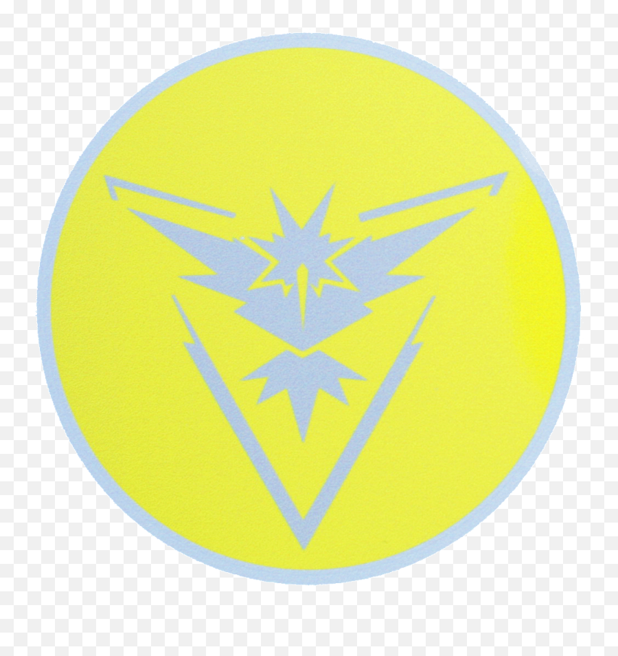 Pokemon Go Team Instinct Yellow Background Sticker Png Logo