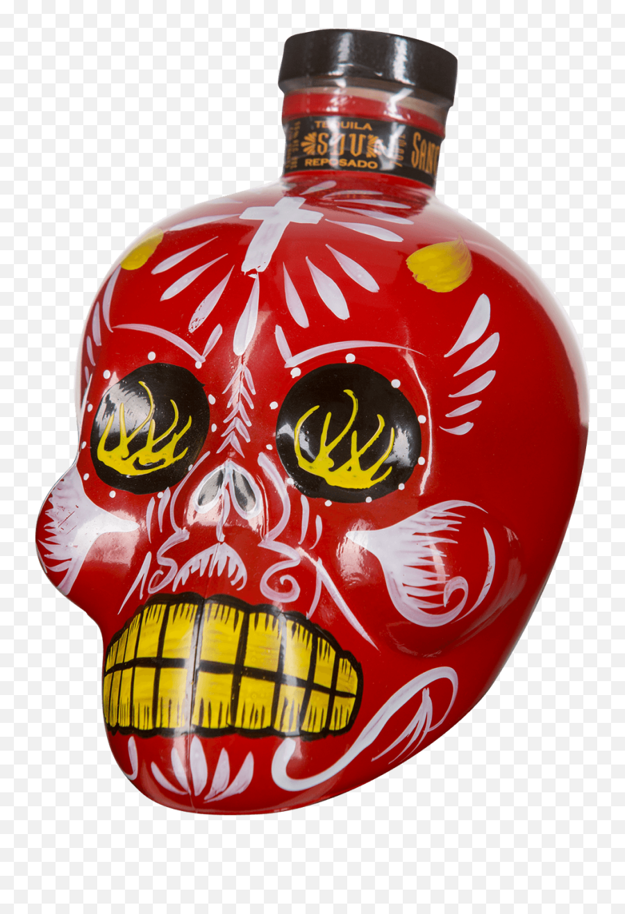 Sangre De Vida Reposado 50cl - Bouteille Tete De Mort Png,Sangre Png