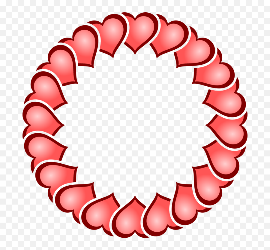 Flowerpetalcircle Png Clipart - Royalty Free Svg Png Border Design Heart Frame,Decorative Circle Png