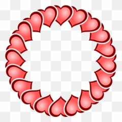 Flowerpetalcircle Png Clipart - Royalty Free Svg Png Border Design Heart Frame,Decorative Circle Png