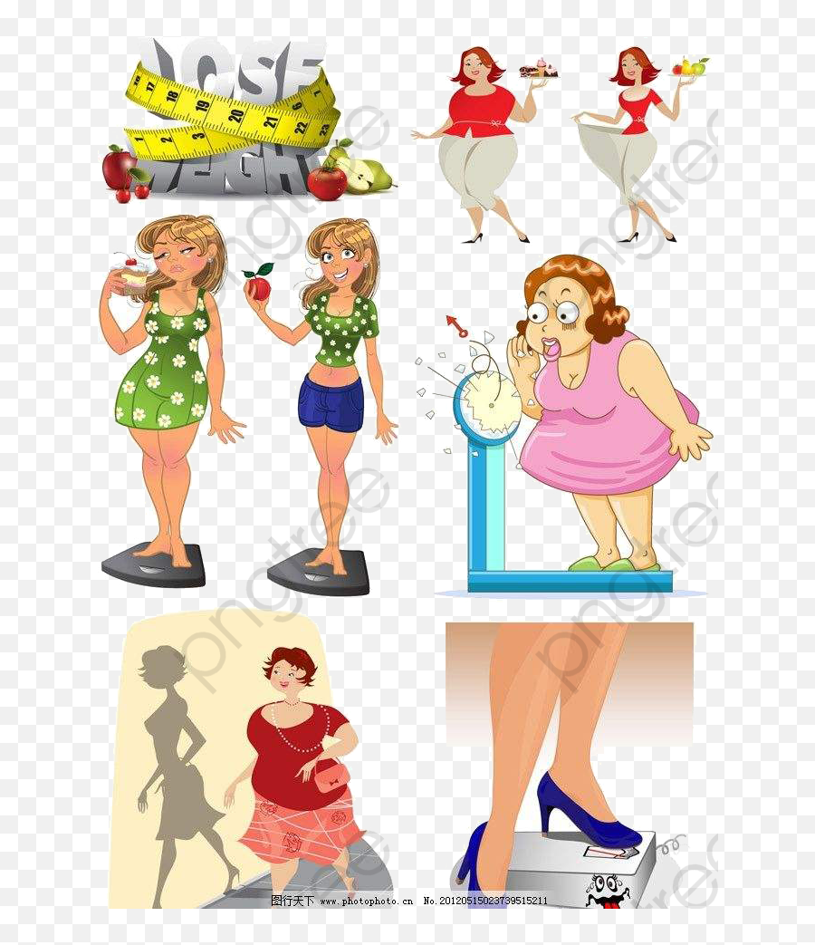 Download Free Png Thin And Fat People Clipart - Thin And Fat,People Clipart Png