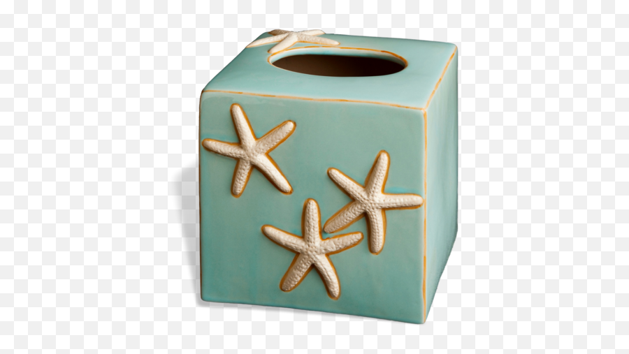 Tissue Box Cover - Ocean Tissue Box Holder Coastal Png,Tissue Box Png