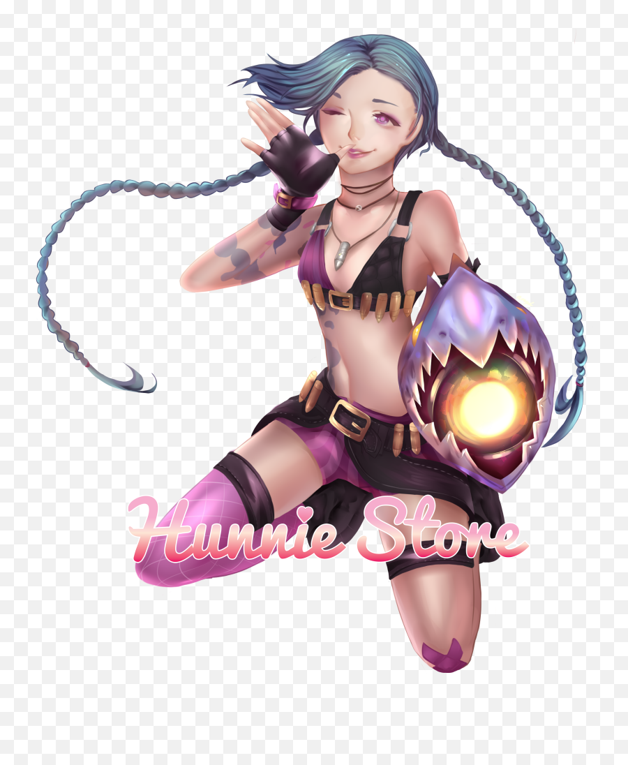 Hunniestore Hello - Woman Warrior Png,Jinx Png