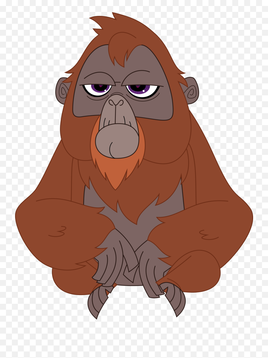Vector Gorilla Orangutan Picture 1541882 - Orangotango Cartoon Png,Orangutan Png
