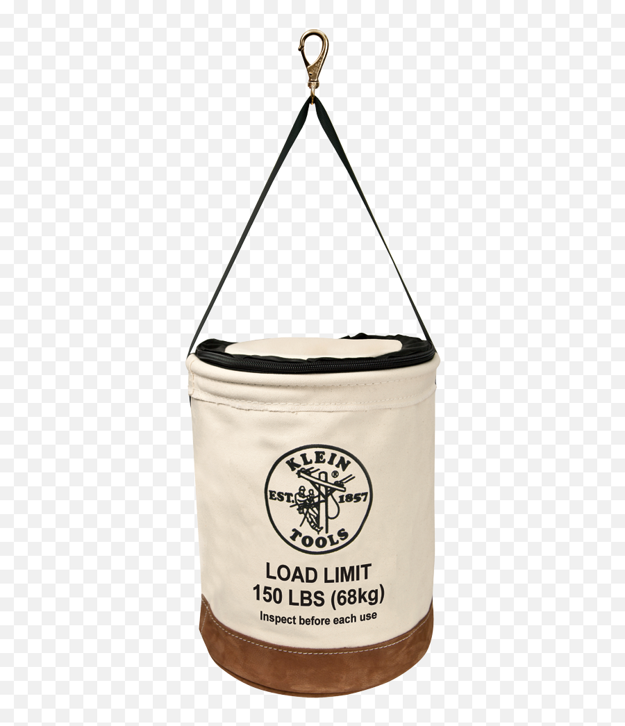 Heavy Duty Top Closing Bucket 17u0027u0027 - 5104clr17 Klein Klein Canvas Tool Bucket Png,Bucket Transparent Background