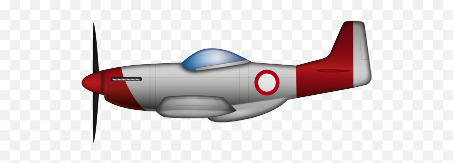Propeller Plane Variant Red Nose - Extra Png,Airplane Emoji Png