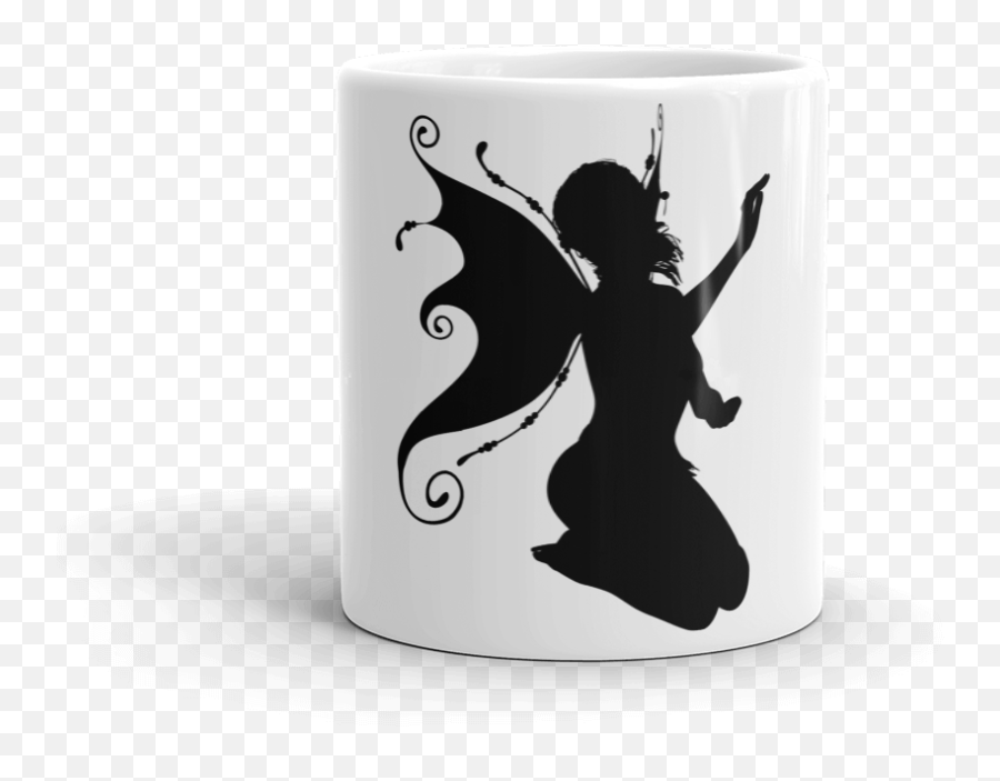 Wishing Fairy Mug Sold By The Innsmouth Look - Transparent Silhouette Fairies Png,Fairy Silhouette Png