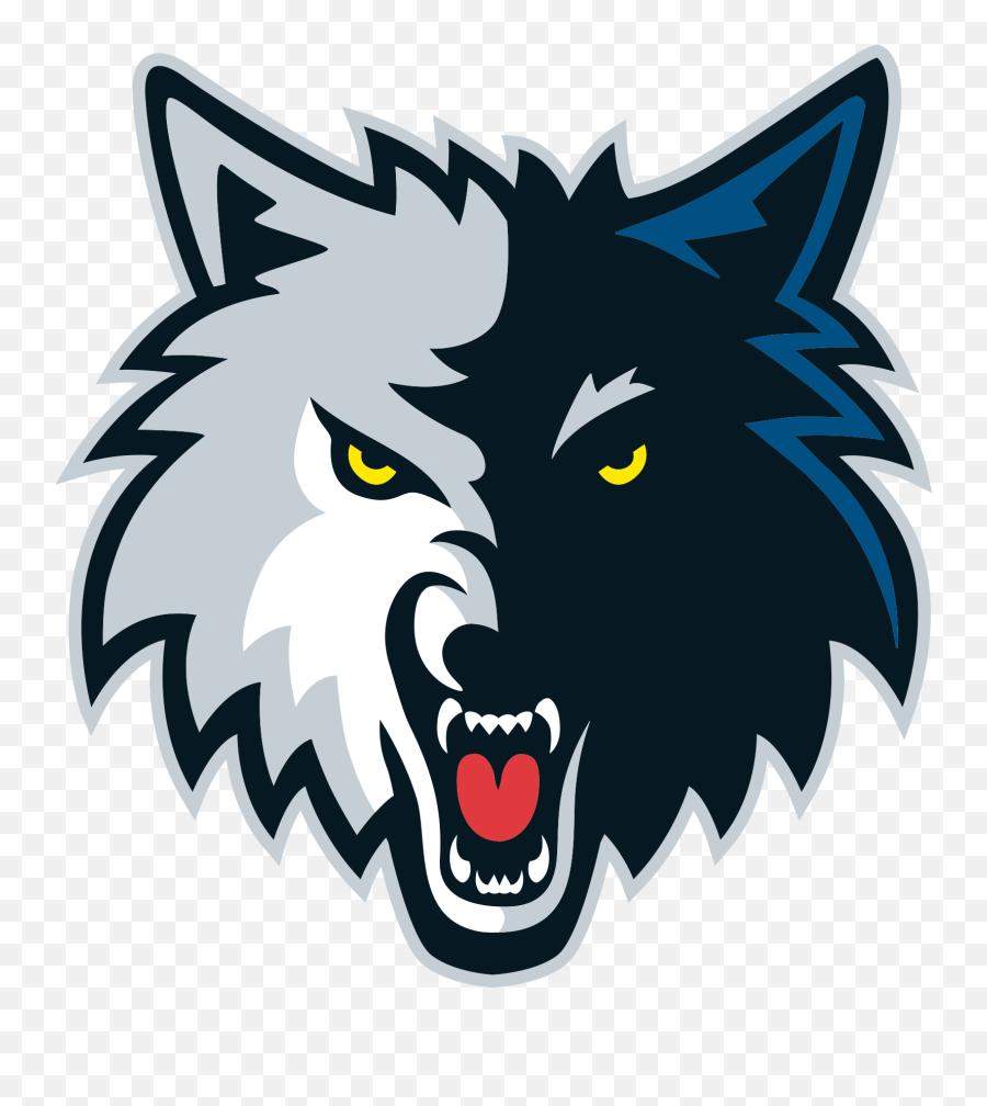 Minnesota Timberwolves Clipart Swirl - Basketball Team Wolf Logo Png,Minnesota Timberwolves Logo Png