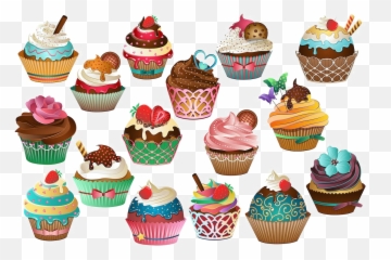 Cupcake Transparent Background Png Arts - Transparent Transparent Background Cupcake Png,Cupcake Clipart Png
