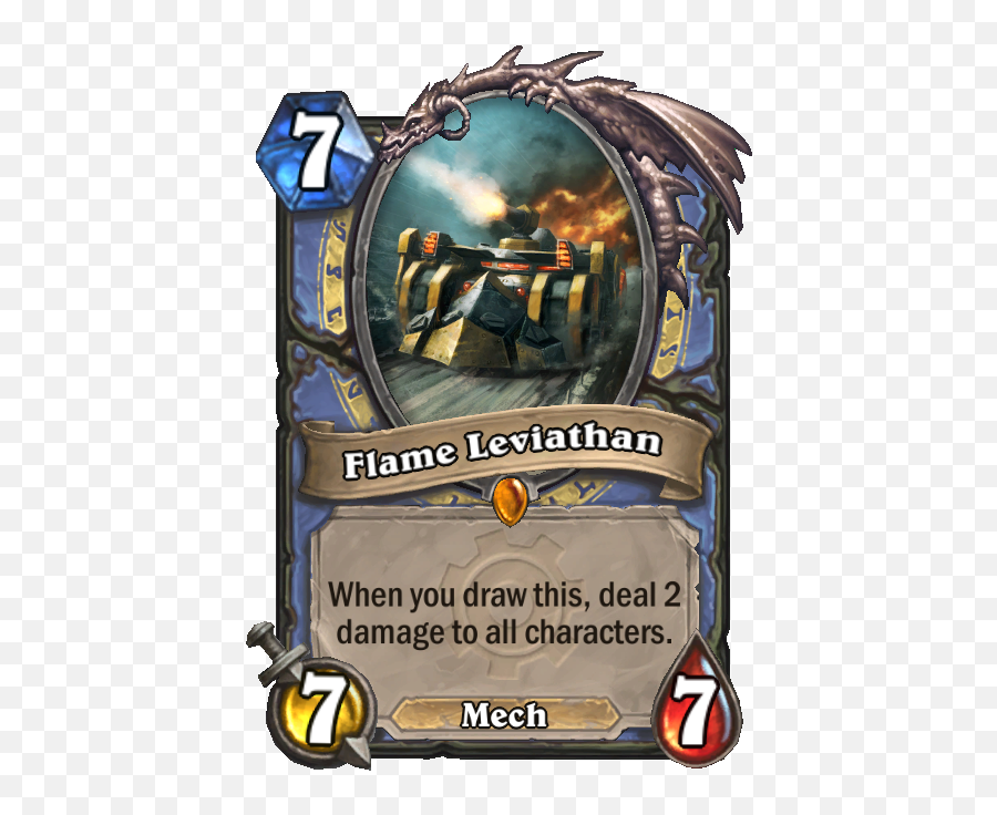 Flame Leviathan - Hearthstone Card Statistics Hsreplaynet Leviathan Hearthstone Png,Leviathan Png