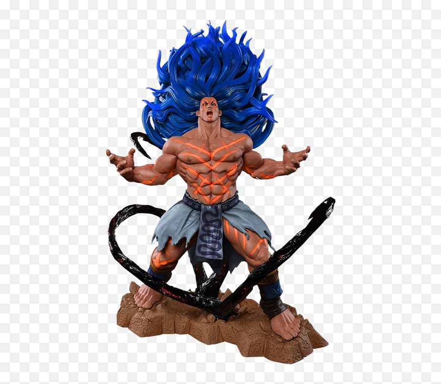 Street Fighter Necalli V - Trigger Player 2 Blue Statue By Pop Necalli Street Fighter 5 Png,Street Fighter Vs Png