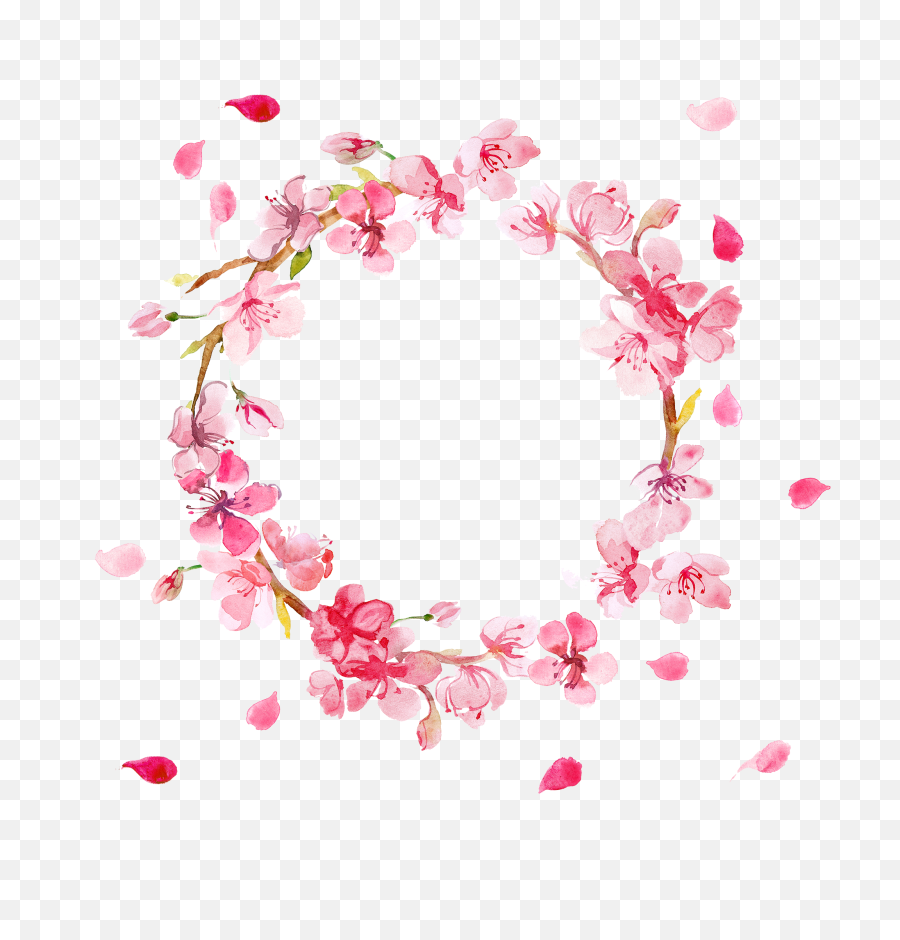 Flowers Images Png Hd Tier3xyz - Pink Flower Circle Frame Png,Flower Png Tumblr