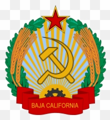 Download Flag Coat Of Arms - Coat Of Arms Of Baja Coat Of Arms Of Baja California Png,California Flag Png