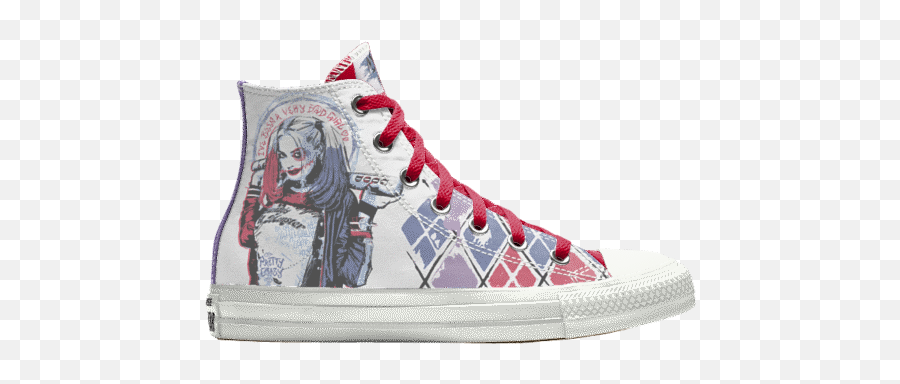 Download 27 Jun - Harley Quinn Suicide Squad Converse Png Harley Quinn Chuck Taylors,Converse Png