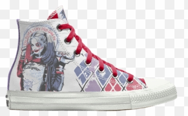 Download 27 Jun - Harley Quinn Suicide Squad Converse Png Harley Quinn Chuck Taylors,Converse Png