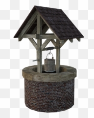 Water Well Png - Wishing Well Bucket Garden Water Fountain Old Png