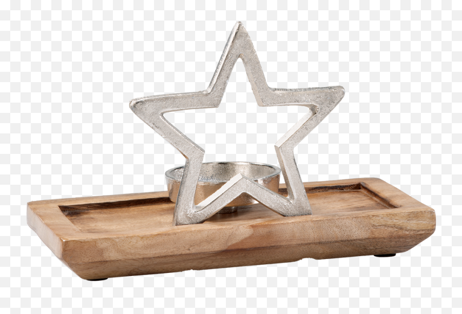 Download Hd Candleholder Small Star - Plank Transparent Sculpture Png,Plank Png