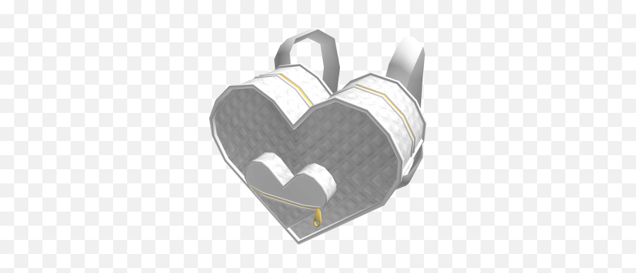 White Heart Backpack - Roblox Heart Png,White Heart Transparent