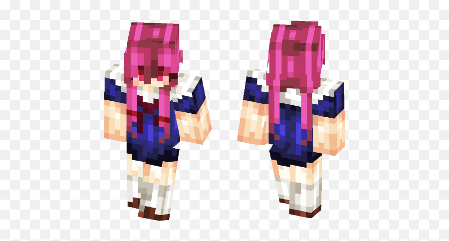 Download Yuno Gasai Minecraft Skin For Free Superminecraftskins - Fictional Character Png,Yuno Gasai Png