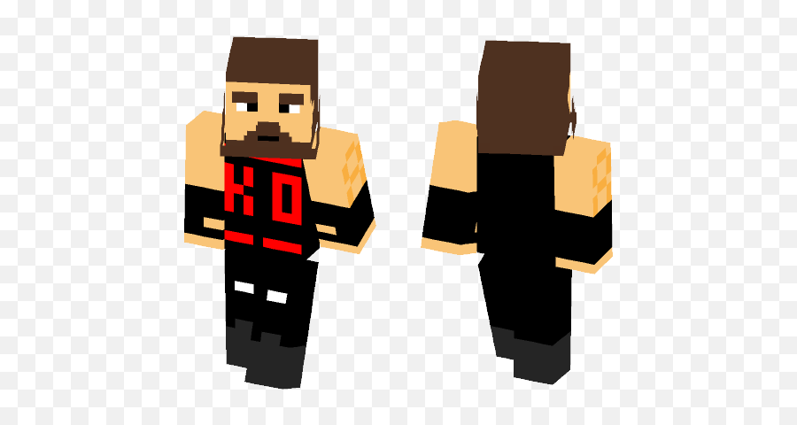 Download Kevin Owens L Wwe Minecraft Skin For Free - Minecraft Emo Girl Skin Png,Kevin Owens Png