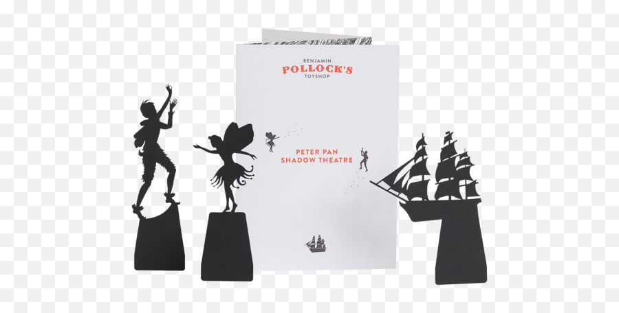 Peter Pan Hand Shadow Play - Fictional Character Png,Peter Pan Silhouette Png
