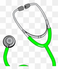 Green Stethoscope Svg Vector Clip Art - Art Doctor png