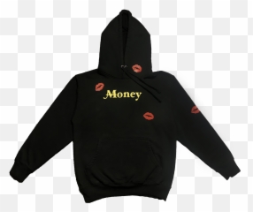 Kiss Hoodie - Black Long Sleeve png