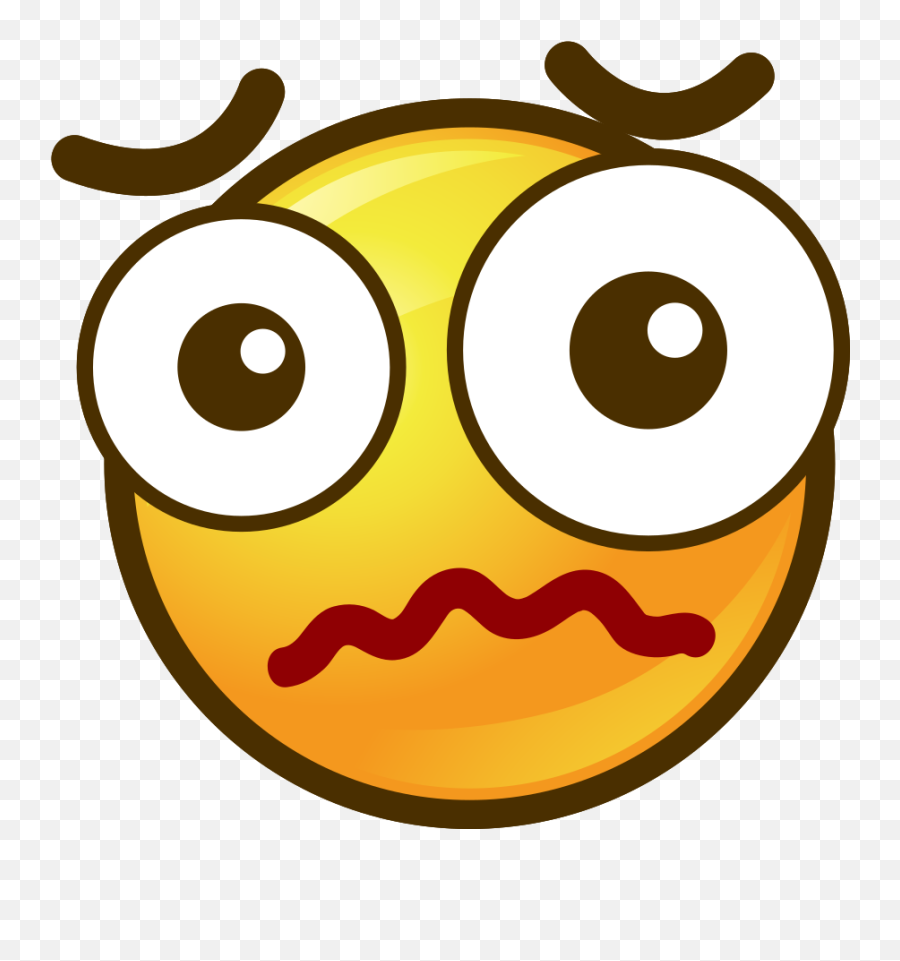 Free Emoji Circle Face Confounded Png - Happy,Emogi Png