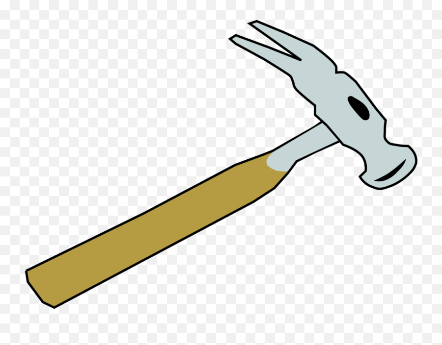 Line Artanglebeak Png Clipart - Royalty Free Svg Png Cartoon Transparent Hammer,Sledgehammer Png