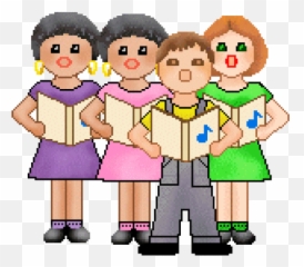 Free Download Children Singing Clipart - png