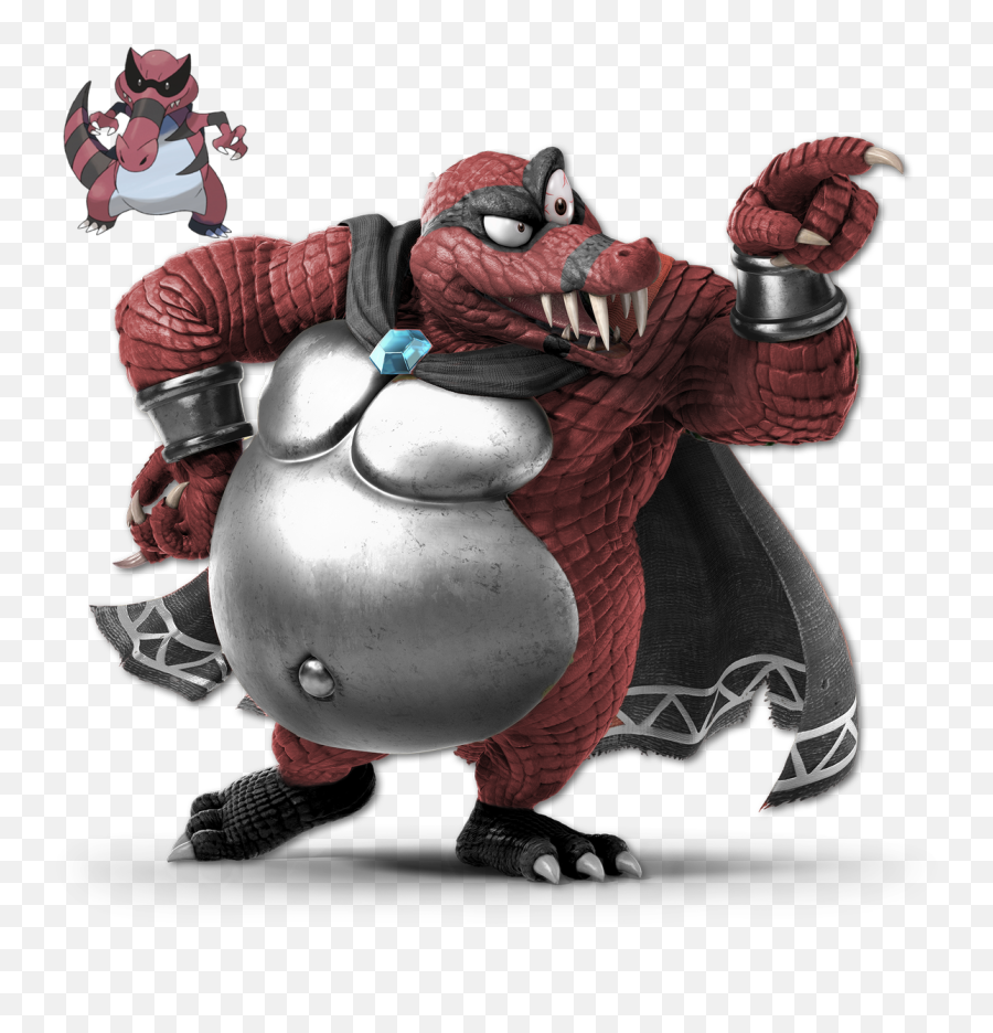 Girthquake - Nerf King K Rool Png,Feraligatr Png