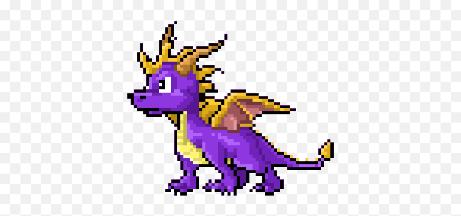 Top Spyro Gif Stickers For Android U0026 Ios Gfycat - Spyro Pixel Art Gif Png,Spyro Transparent