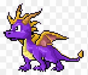 Top Spyro Gif Stickers For Android U0026 Ios Gfycat - Spyro Pixel Art Gif Png,Spyro Transparent