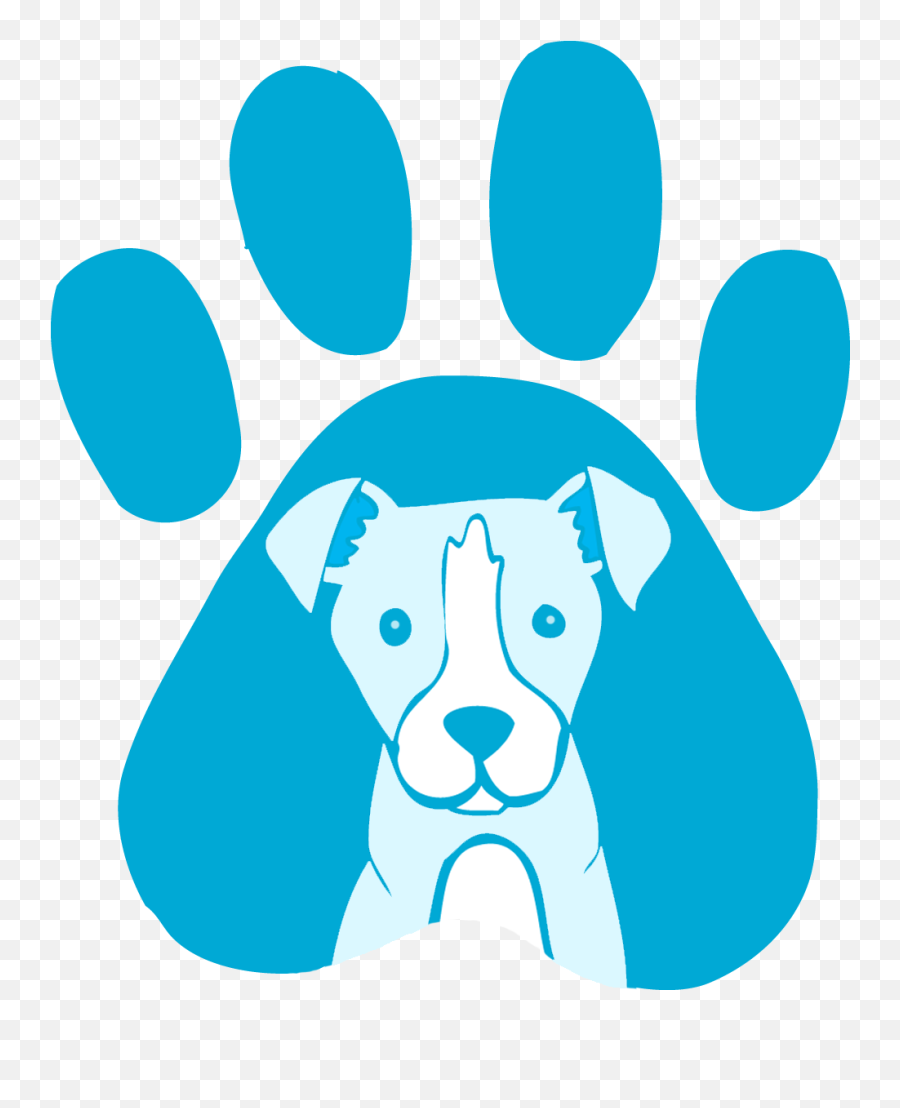 Download Paw And Dog 1 Colour 3 Tone - Dog Cartoon With Paw Png,Dog Paws Png