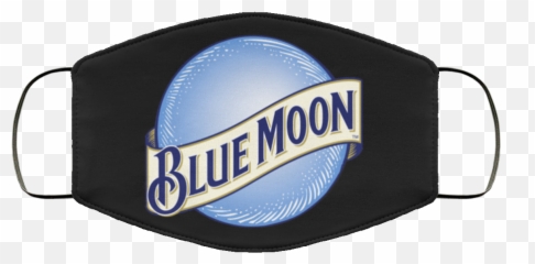 Blue Moon Beer Face Mask Washable Reusable - For Volleyball png