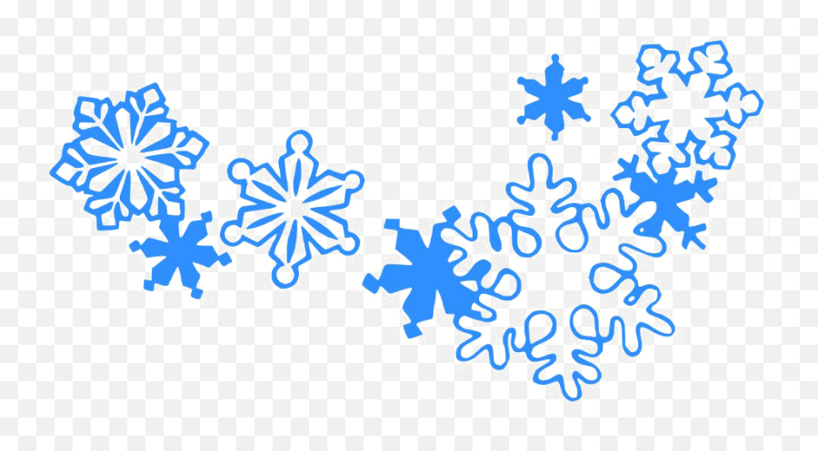 Blue Snowflakes Png Background Image Arts - Snowflake Png Black White,Snowflakes Background Png